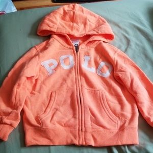 Baby boy orange sweater